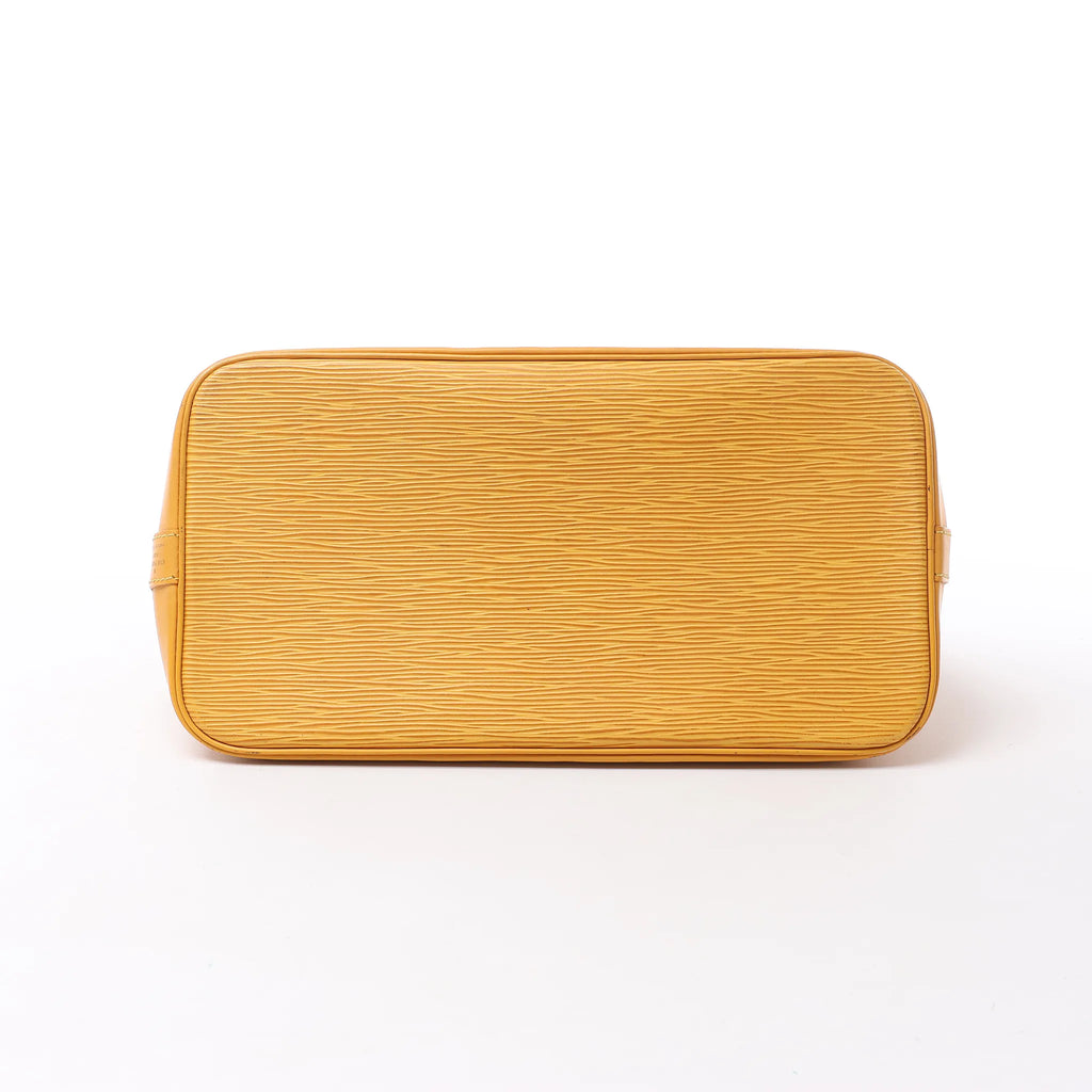 Louis Vuitton Alma PM Epi Leather Handbag in Yellow M52149