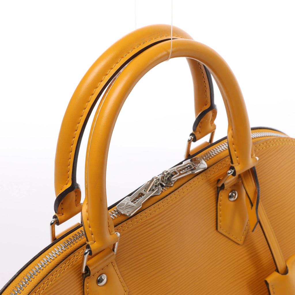 Louis Vuitton Alma PM Epi Leather Handbag in Yellow M52149