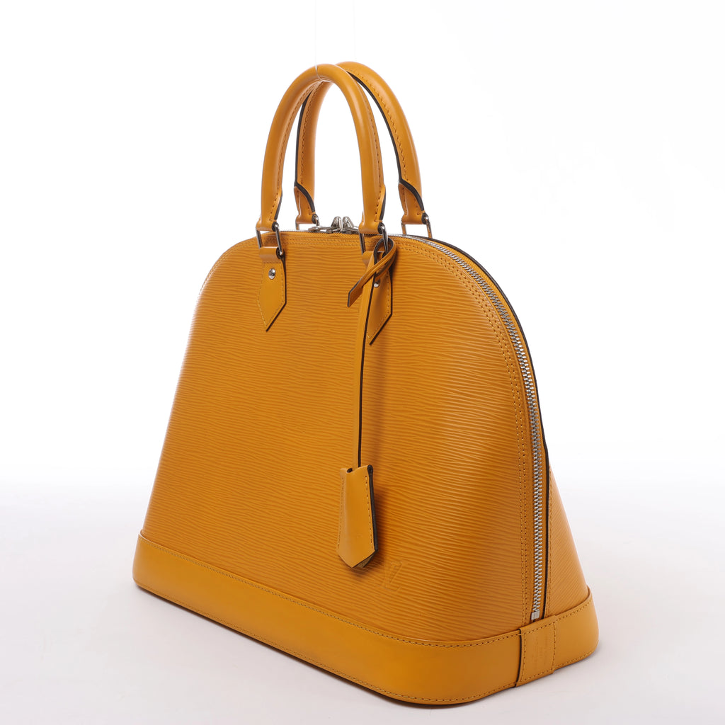 Louis Vuitton Alma PM Epi Leather Handbag in Yellow M52149
