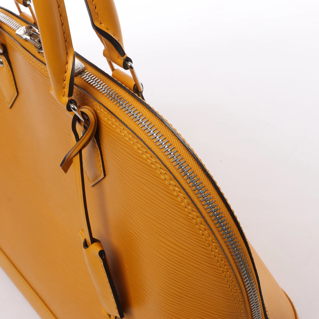 Louis Vuitton Alma PM Epi Leather Handbag in Yellow M52149