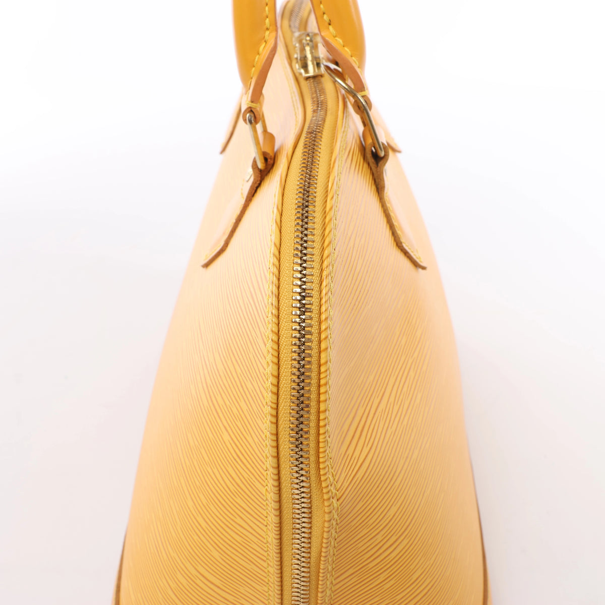 Louis Vuitton Alma Epi Leather Handbag in Yellow M52149
