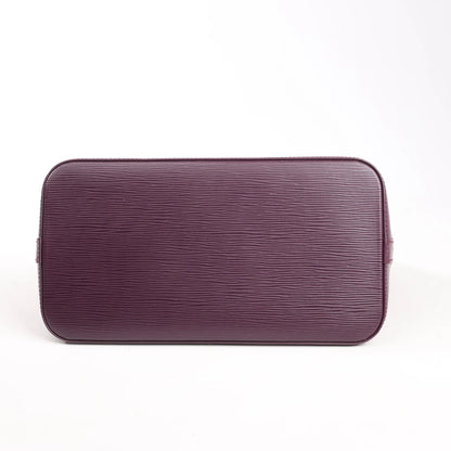 Louis Vuitton Alma Epi Leather Handbag in Purple M5280K