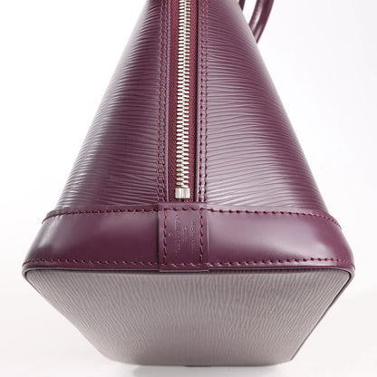 Louis Vuitton Alma Epi Leather Handbag in Purple M5280K