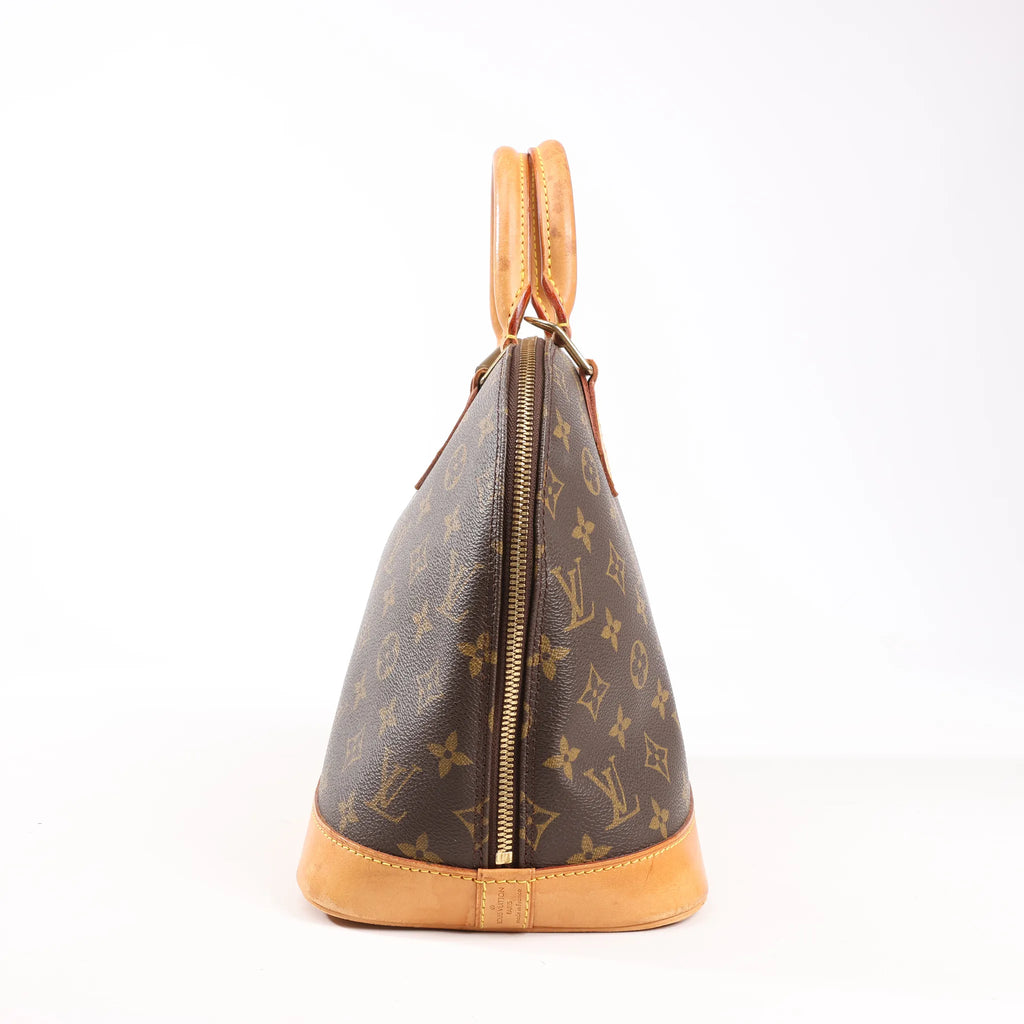 Louis Vuitton Monogram Canvas Alma PM Handbag in Brown M51130
