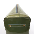 Louis Vuitton Alma GM Vernis Leather Handbag in Green M91558