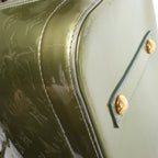 Louis Vuitton Alma GM Vernis Leather Handbag in Green M91558