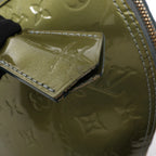 Louis Vuitton Alma GM Vernis Leather Handbag in Green M91558