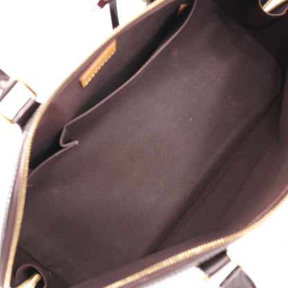 Louis Vuitton Vernis Alma GM Handbag in Burgundy M91687