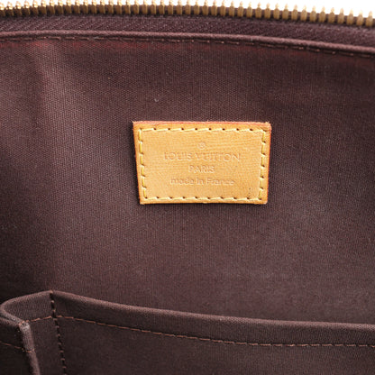 Louis Vuitton Vernis Alma GM Handbag in Burgundy M91687