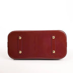 Louis Vuitton Alma GM Vernis Handbag in Burgundy M93594