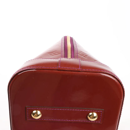 Louis Vuitton Alma GM Vernis Handbag in Burgundy M93594