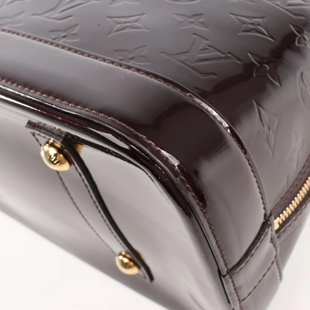 Louis Vuitton Vernis Alma GM Handbag in Amarante M93595