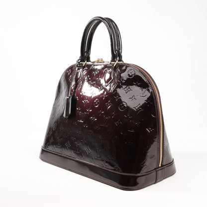 Louis Vuitton Vernis Alma GM Handbag in Amarante M93595