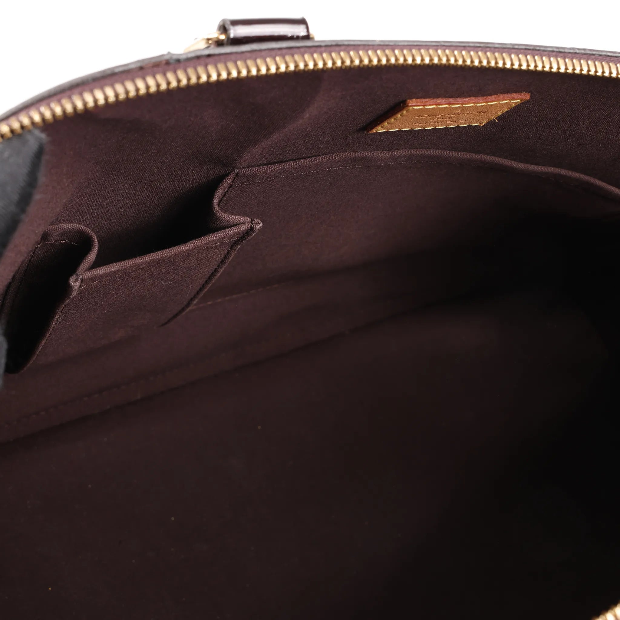 Louis Vuitton Vernis Alma GM Handbag in Amarante M93595