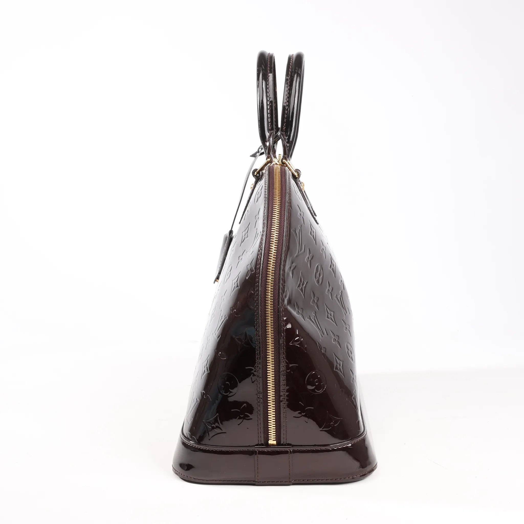 Louis Vuitton Vernis Alma GM Handbag in Amarante M93595
