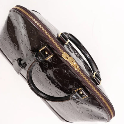 Louis Vuitton Vernis Alma GM Handbag in Amarante M93595