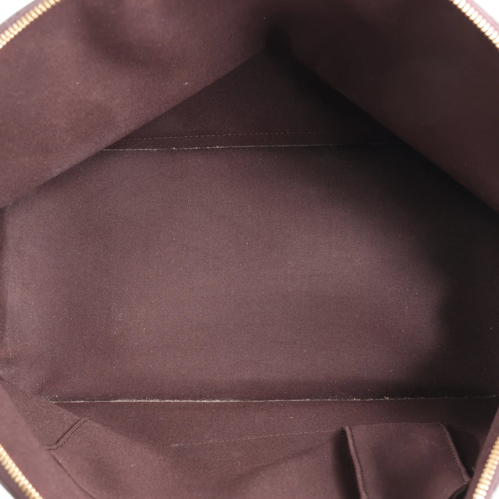 Louis Vuitton Alma GM Vernis Leather Handbag in Burgundy M93595