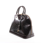 Louis Vuitton Alma GM Vernis Leather Handbag in Burgundy M93595