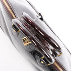 Louis Vuitton Alma GM Vernis Leather Handbag in Burgundy M93595