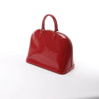 Louis Vuitton Alma GM Vernis Leather Handbag in Red M93596