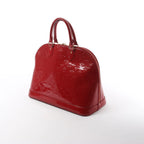 Louis Vuitton Alma GM Vernis Leather Handbag in Red M93596