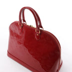 Louis Vuitton Alma GM Vernis Leather Handbag in Red M93596