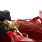 Louis Vuitton Alma GM Vernis Leather Handbag in Red M93596