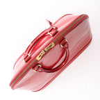 Louis Vuitton Alma GM Vernis Leather Handbag in Red M93596