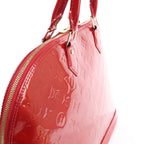 Louis Vuitton Alma GM Vernis Leather Handbag in Red M93596