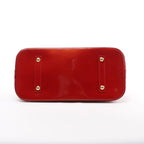 Louis Vuitton Alma GM Vernis Leather Handbag in Red M93596