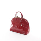 Louis Vuitton Alma GM Vernis Leather Handbag in Red M93596