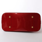 Louis Vuitton Alma GM Vernis Leather Handbag in Red M93596