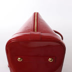 Louis Vuitton Alma GM Vernis Leather Handbag in Red M93596