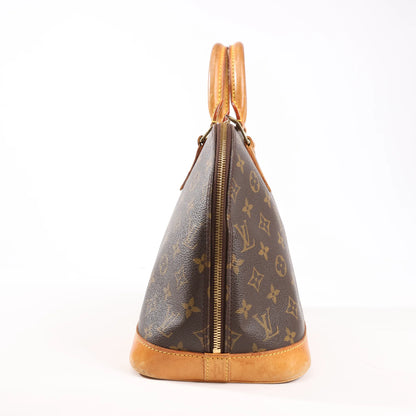 Louis Vuitton Monogram Canvas Alma PM Handbag in Brown M51130