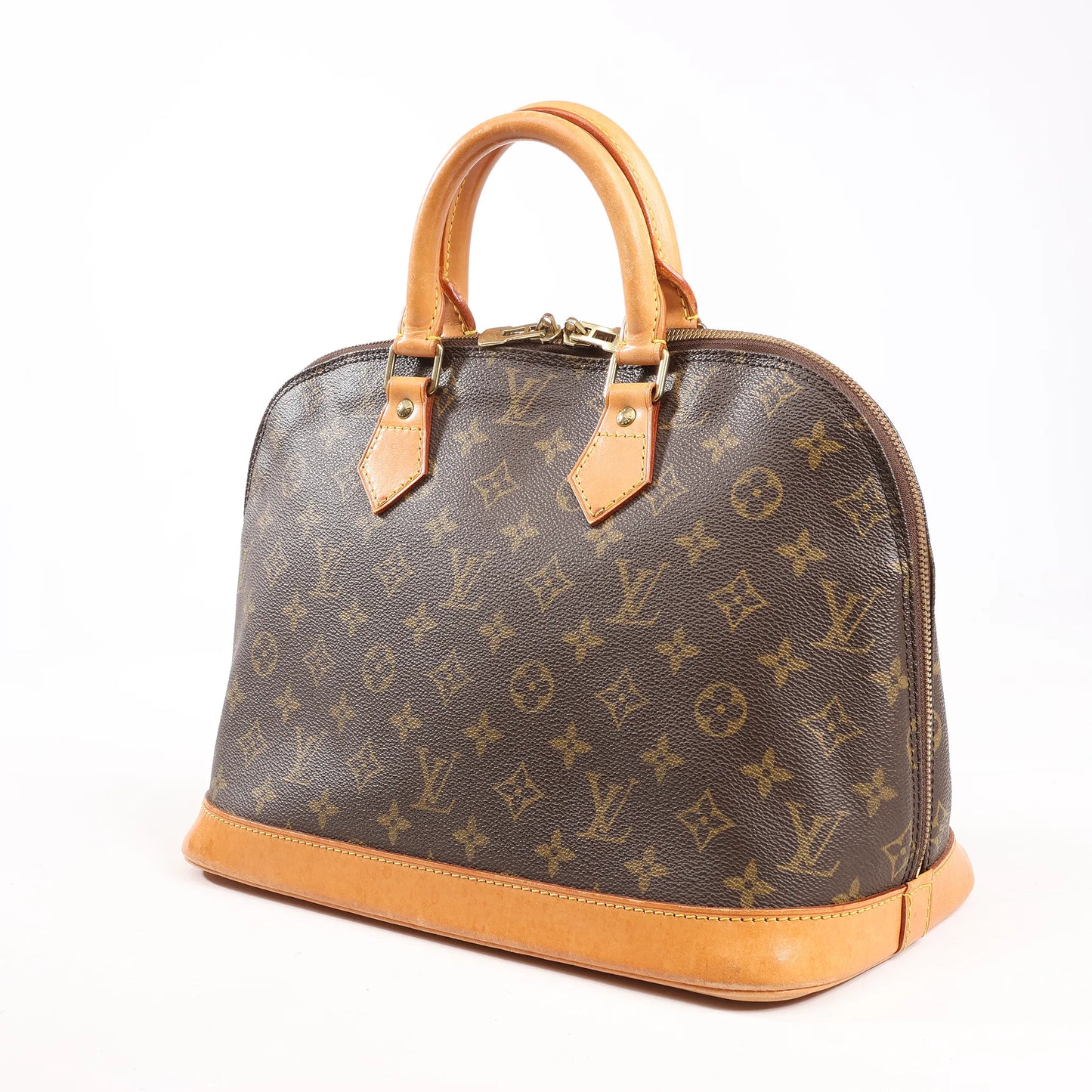 Louis Vuitton Monogram Canvas Alma PM Handbag in Brown M51130