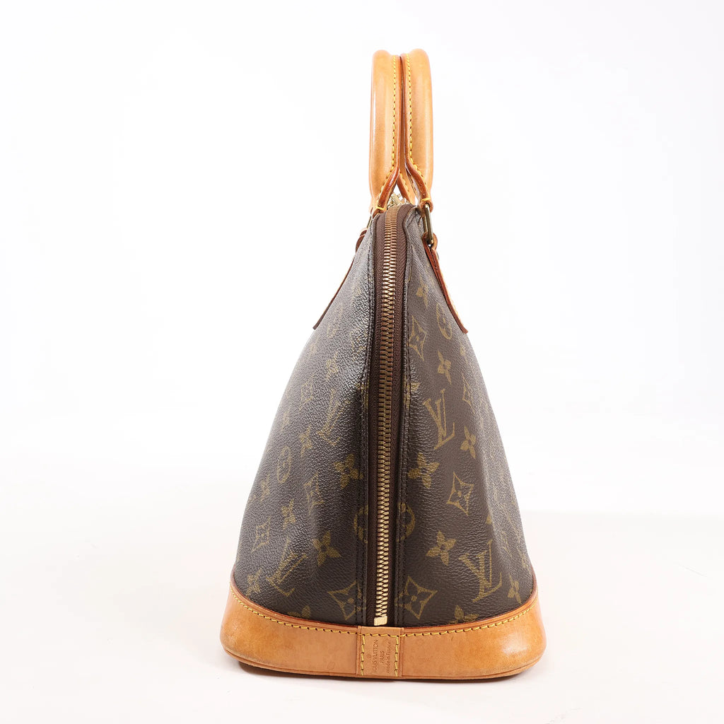 Louis Vuitton Monogram Canvas Alma PM Handbag in Brown M51130