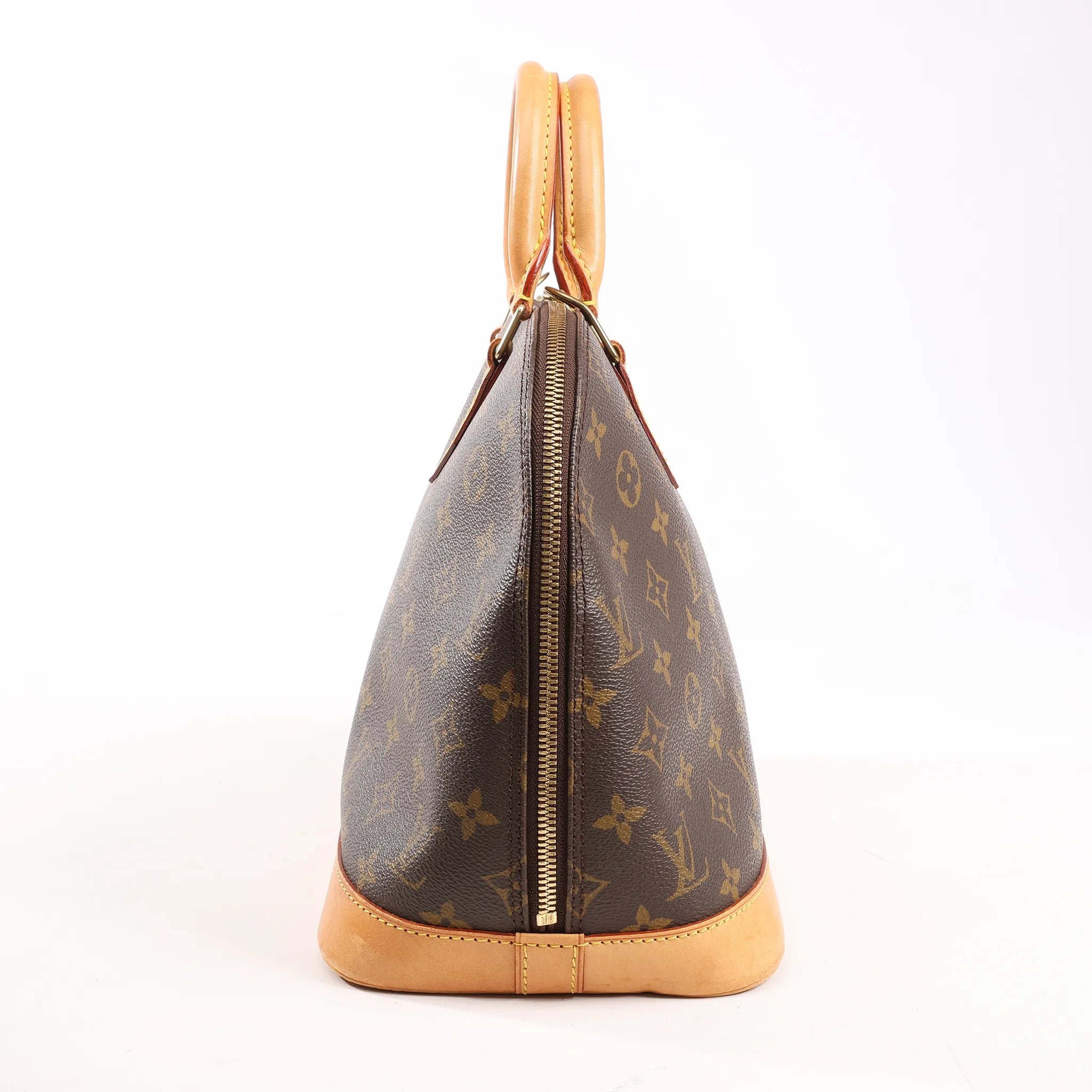 Louis Vuitton Monogram Canvas Alma PM Handbag in Brown M51130
