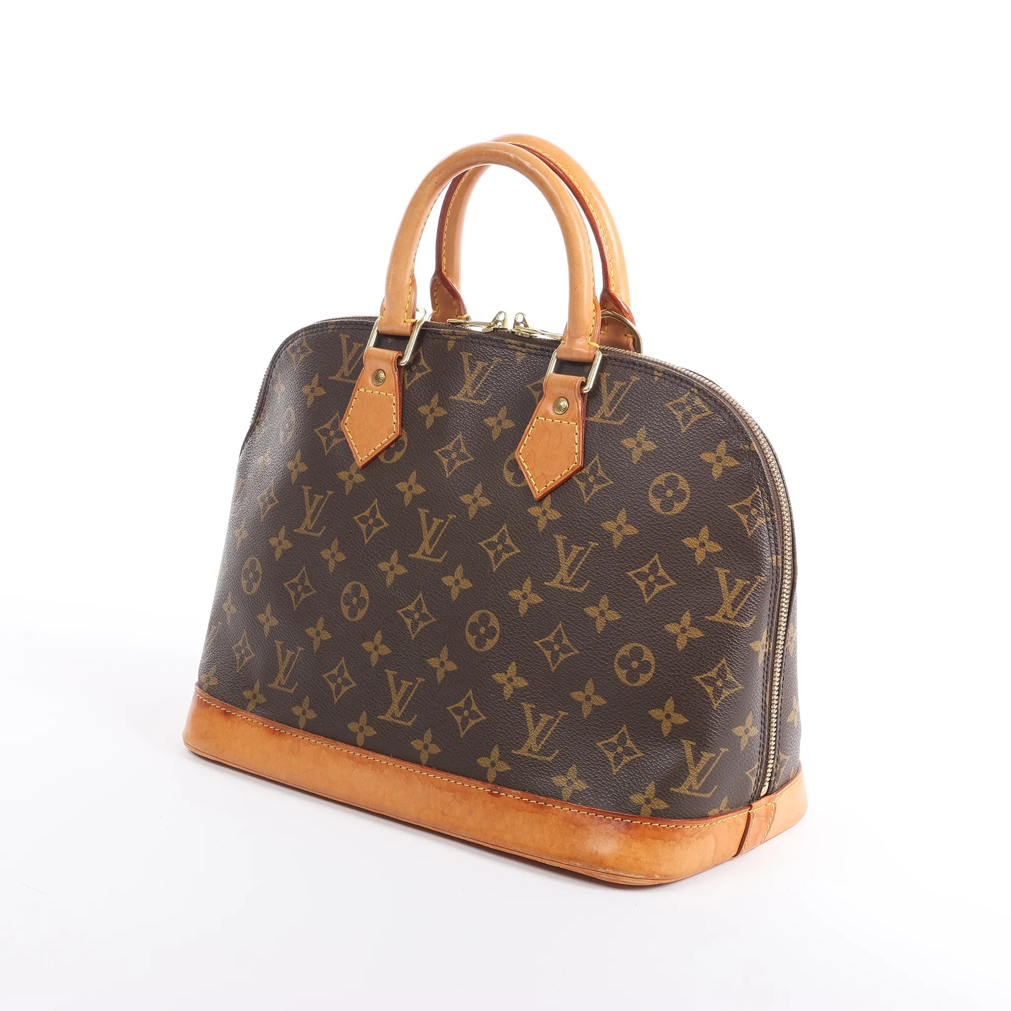 Louis Vuitton Alma PM Monogram Canvas Handbag in Brown M51130