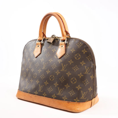 Louis Vuitton Monogram Canvas Alma PM Handbag in Brown M51130