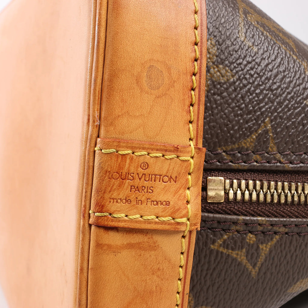 Louis Vuitton Monogram Canvas Alma PM Handbag in Brown M51130