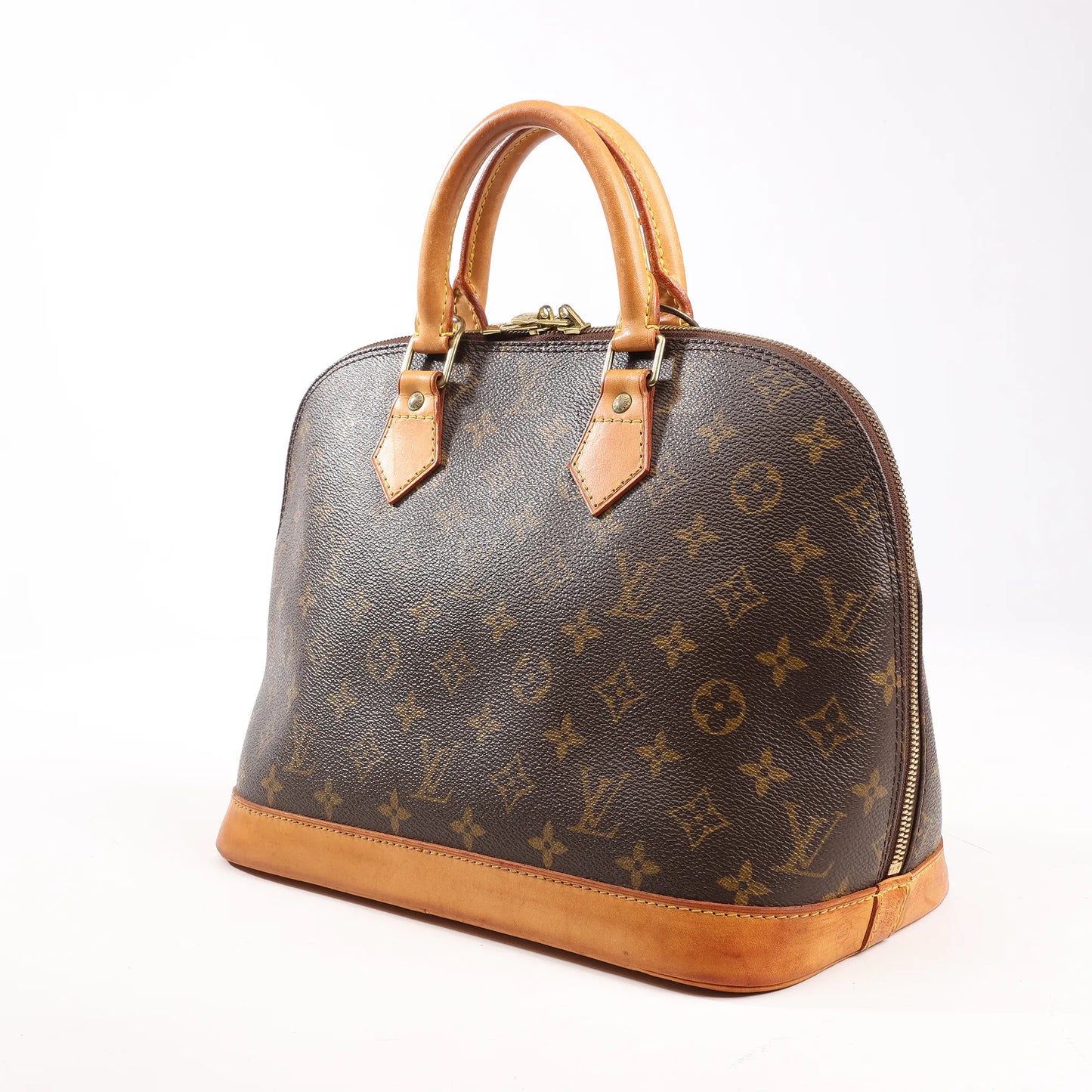 Louis Vuitton Monogram Canvas Alma PM Handbag in Brown M51130