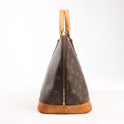 Louis Vuitton Monogram Canvas Alma PM Handbag in Brown M51130