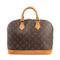 Louis Vuitton Alma PM handbag in monogram canvas with leather trim and top handles, style M51130.