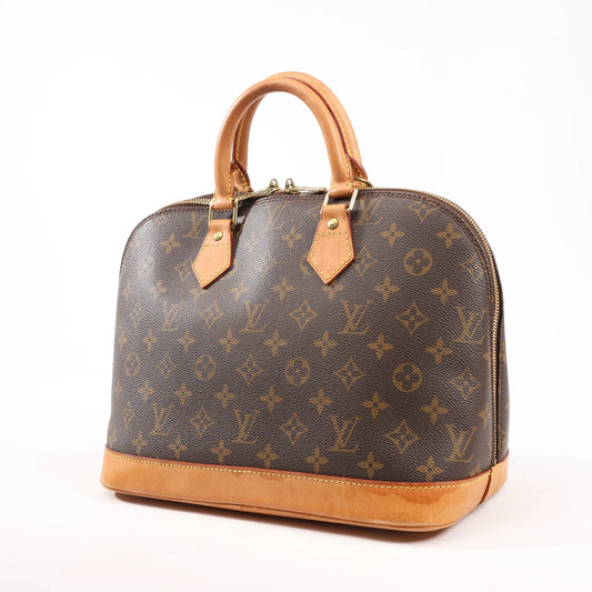Louis Vuitton Monogram Canvas Alma PM Handbag in Brown M51130