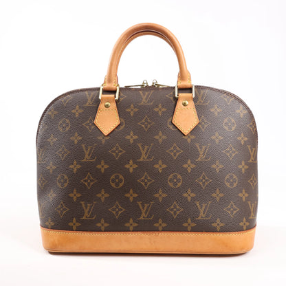 Louis Vuitton Monogram Canvas Alma PM Handbag in Brown M51130
