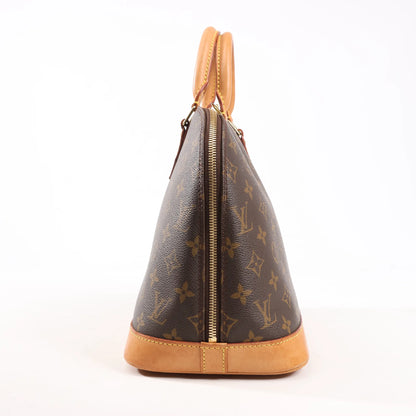 Louis Vuitton Monogram Canvas Alma PM Handbag in Brown M51130