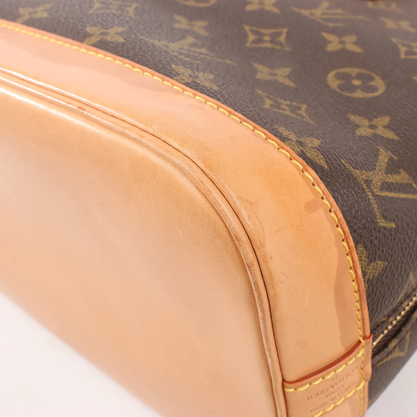 Louis Vuitton Monogram Canvas Alma PM Handbag in Brown M51130