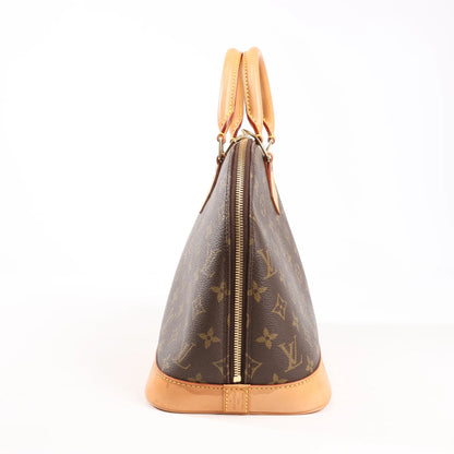 Louis Vuitton Monogram Canvas Alma PM Handbag in Brown M51130