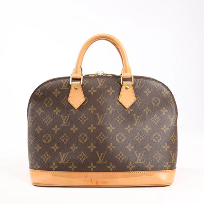 Louis Vuitton Monogram Canvas Alma PM Handbag in Brown M51130