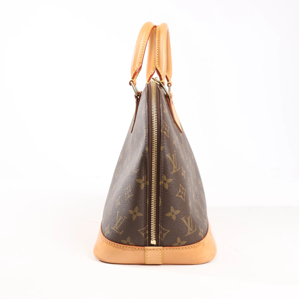 Louis Vuitton Monogram Canvas Alma PM Handbag in Brown M51130